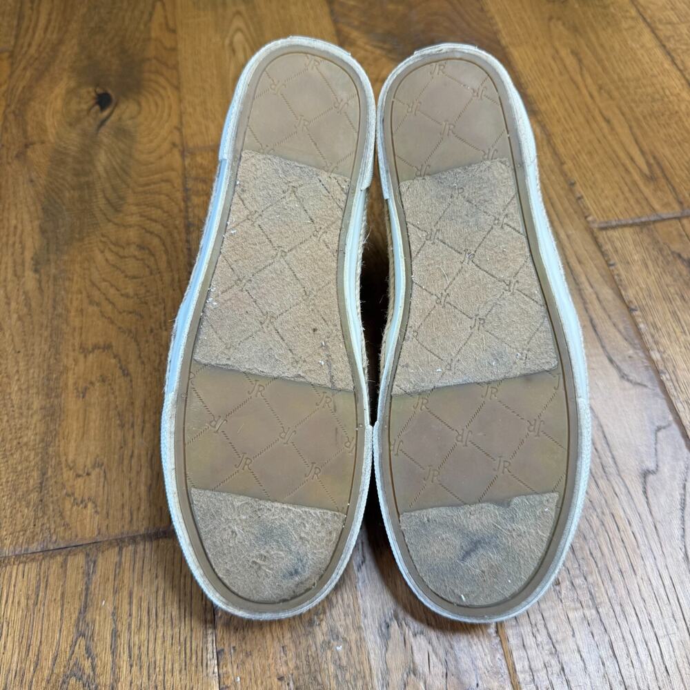 Jack Rogers Tucker Gold Tan Slip On Sneaker Shoe Espadrille Women's Size 6 - Picture 4 of 7